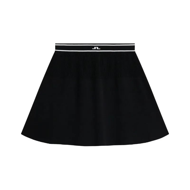 J.Lindeberg Emma Knitted Skirt Casual Short Skirts Women's Black-0
