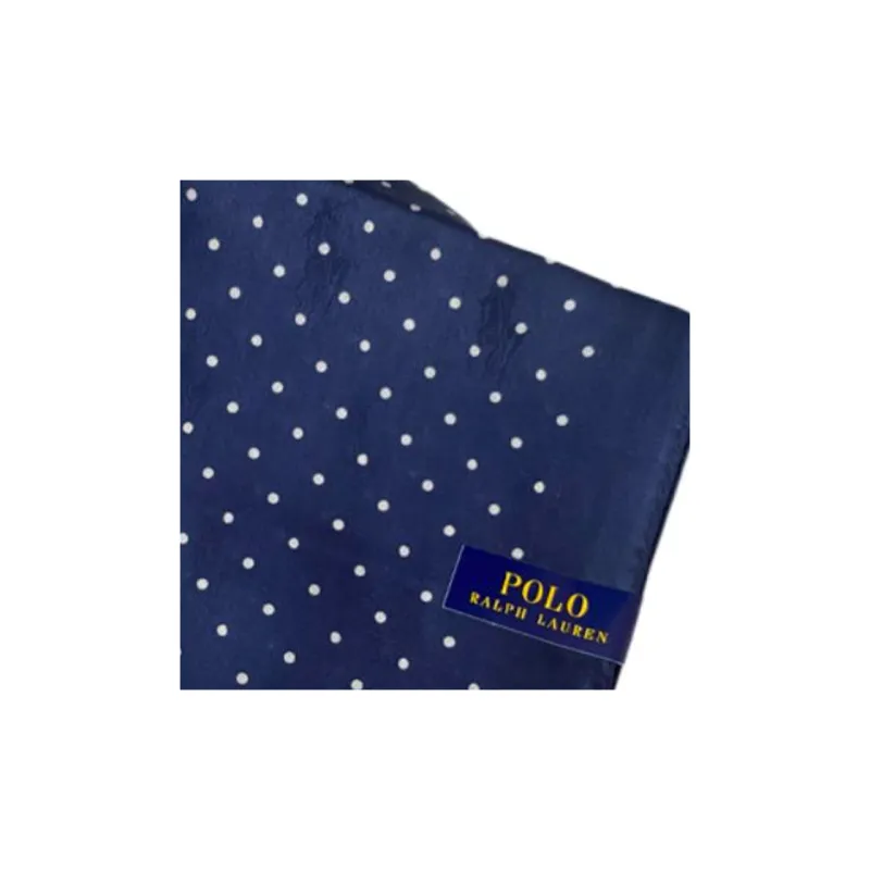 Polo Ralph Lauren Cotton Silk Scarves Unisex Blue-1