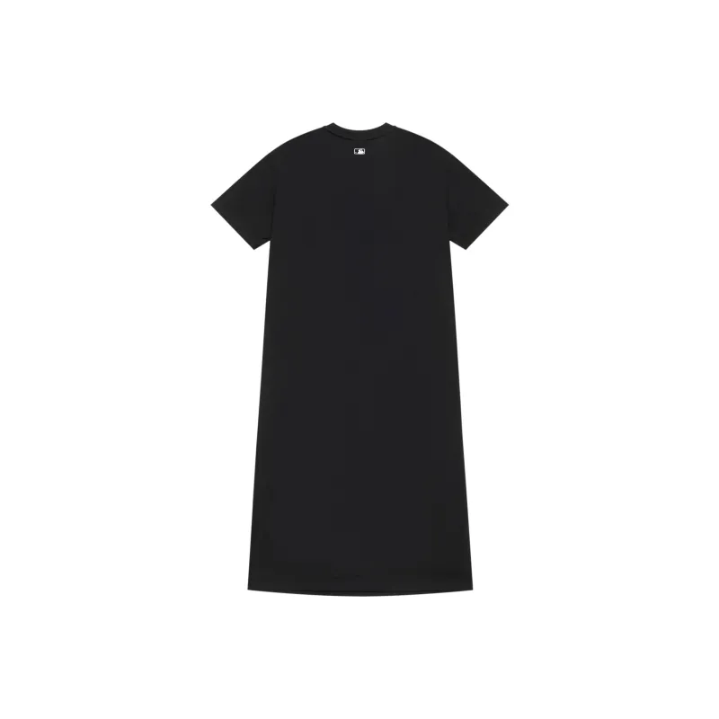 MLB New York Yankees Basic Collection SS25 Short Sleeved Dress Women's Black-1