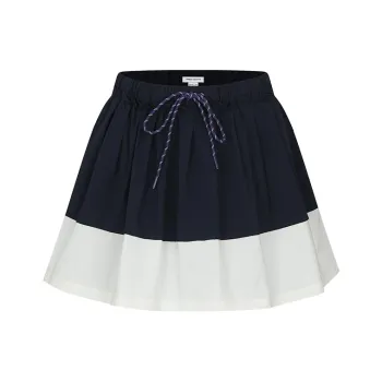 URBAN REVIVO Casual Short Skirts Women's Ink Blue