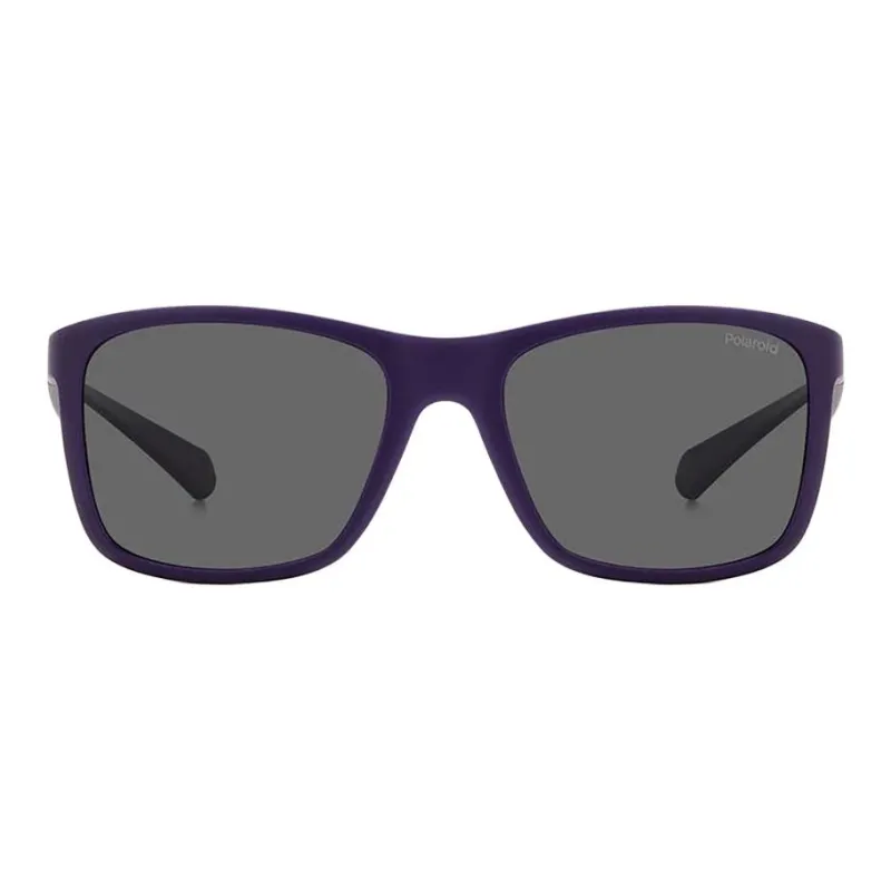 Polaroid Polycarbonate Square Sunglasses Kids' Purple-0