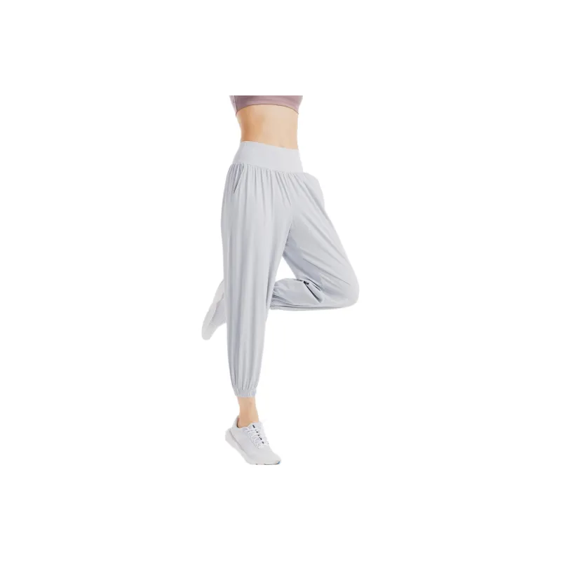 DECATHLON Athletic Trousers Women's Silver Gray-0