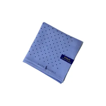 Polo Ralph Lauren Silk Scarves Unisex Light Blue