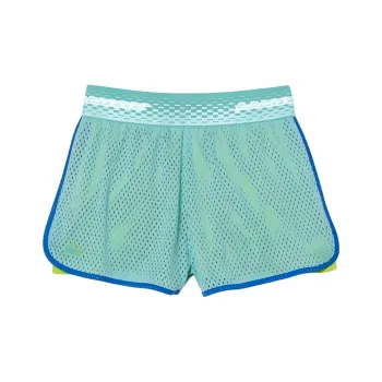 LACOSTE Sports Shorts Women's Green/Yellow