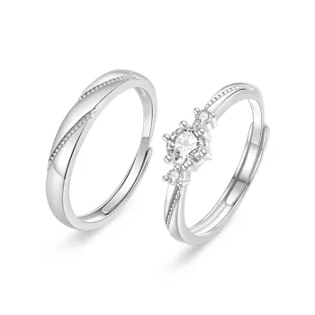 Love Link S925 Silver Rings Unisex