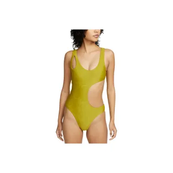 Nike Women's Cut-Out One-Piece Swimsuit One-piece Swimsuit Women's Moss Green