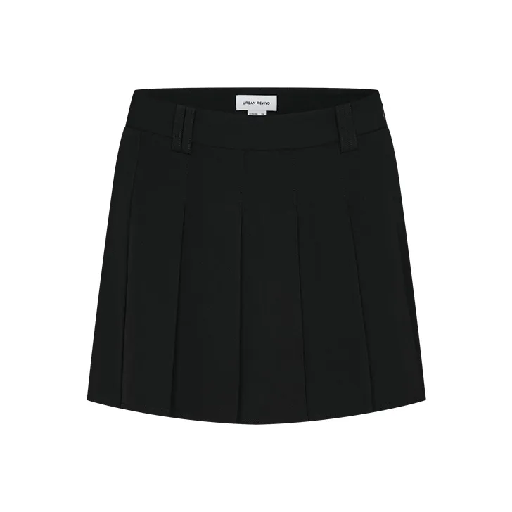 URBAN REVIVO Casual Short Skirts Women's Black-0
