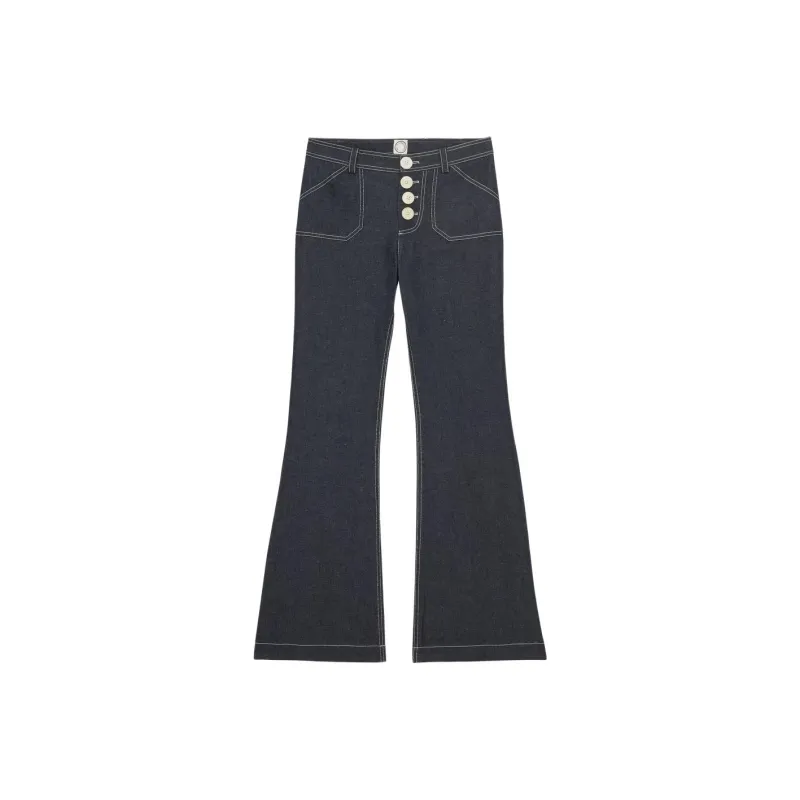 INES DE LA FRESSANGE Jeans Women's Marine Blue-0