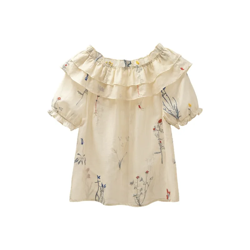 Cypress House Shirt Women's Apricot Yellow-1