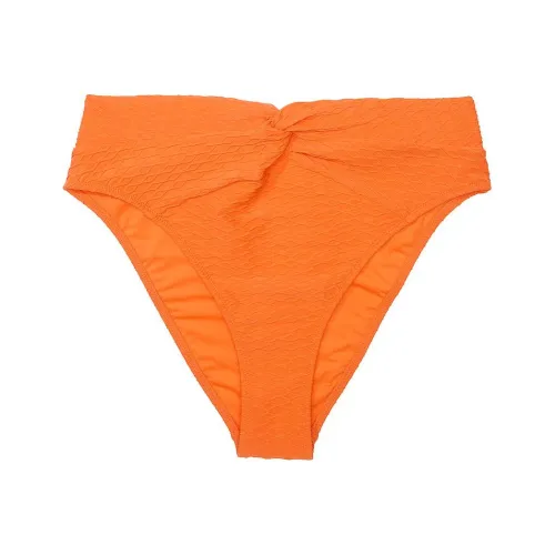 Victoria's Secret PINK Mix & Match High-Waist Twist Cheeky Bikini Bottom/SO Swimming Shorts Women's Light Orange