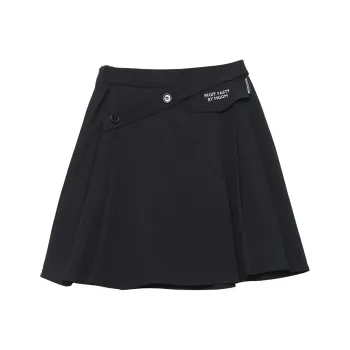 MUGUOGUOMU Casual Short Skirts Women's Black