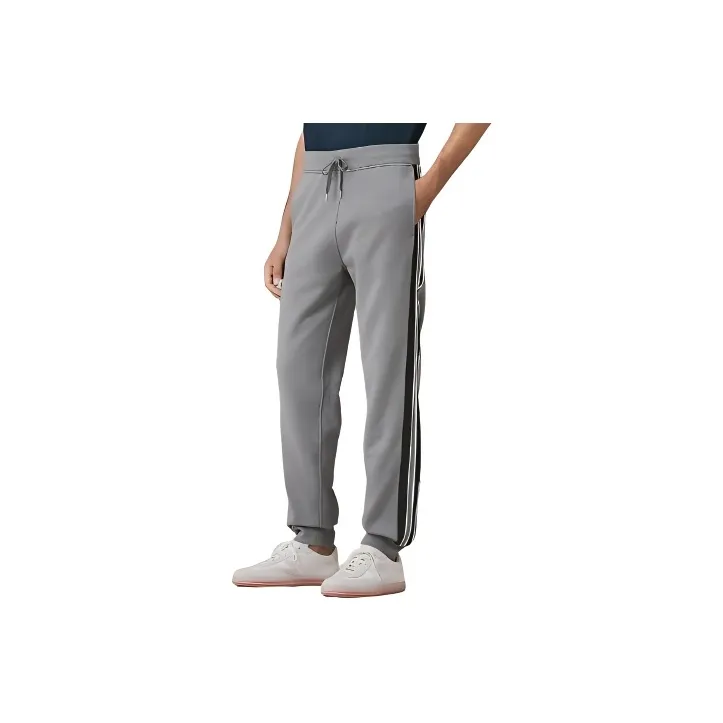 HERMES Knitted Sweatpants Men Gray-0