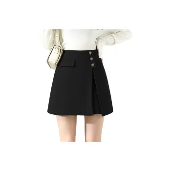 Beautiful Wardrobe Casual Short Skirts Women's Black