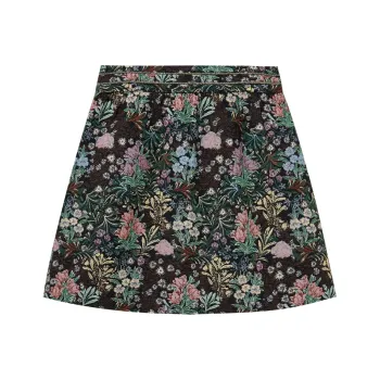 SHUIYUNJIAN Casual Short Skirts Women's Forest Green