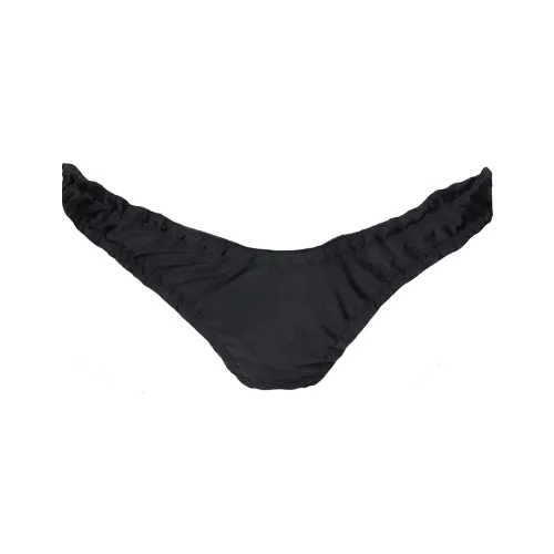 PRINCESS POLLY LELANI RUCHED BIKINI BOTTOMS Swimming Shorts Women's BLACK/Black
