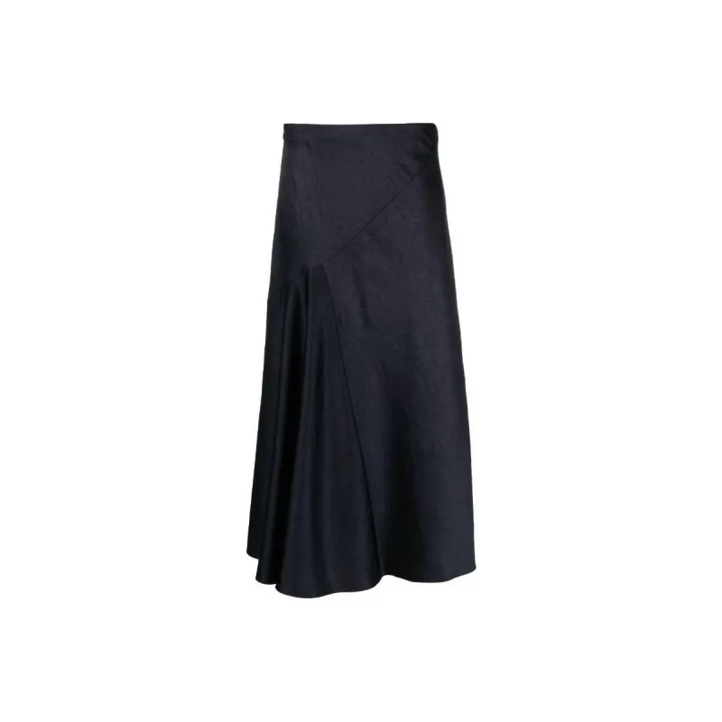 VINCE Draped Slip Skirt-0