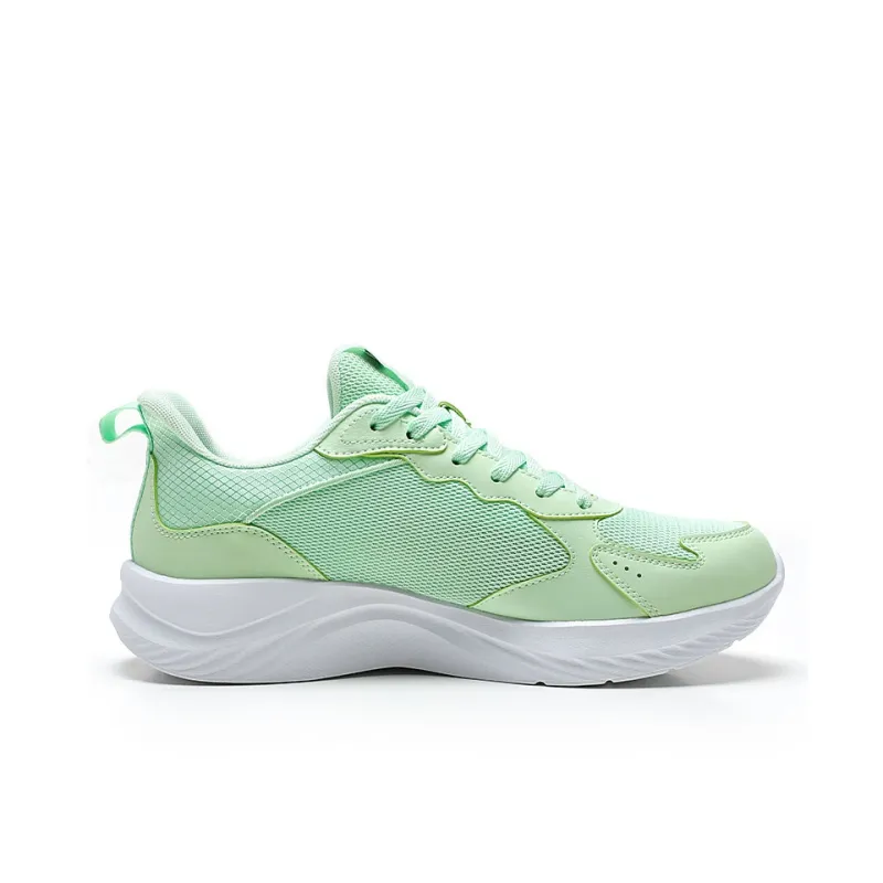QIAODAN Anti Slip Wear Resistant Low Top Running Shoes Men's Green-1