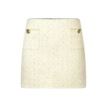 KARL LAGERFELD FW23 Casual Short Skirts Women's Beige