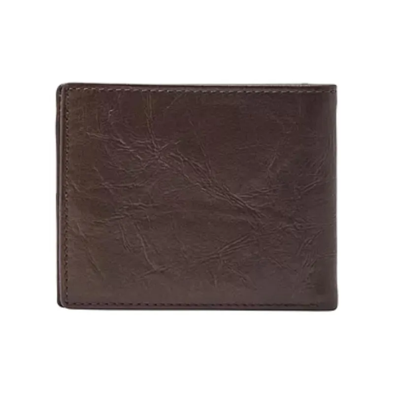 FOSSIL Leather Wallet Men's Brown-1