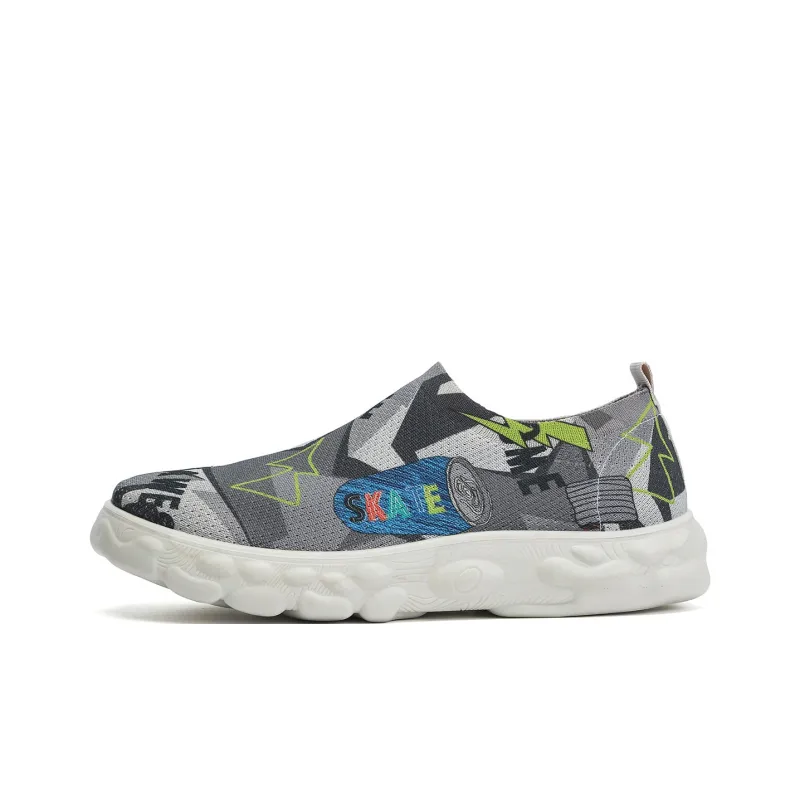 Mulinsen Breathable Quick Dry Low Top Casual Shoes Men's Gray-0
