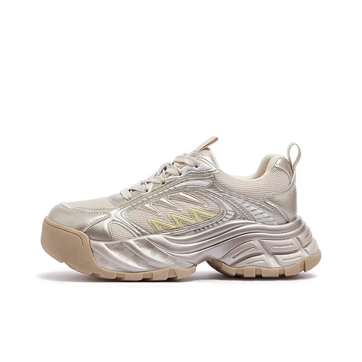 CAMEL Minimalist Style Versatile Trendy Casual Platform Height Increasing 5cm Chunky Sneakers-10