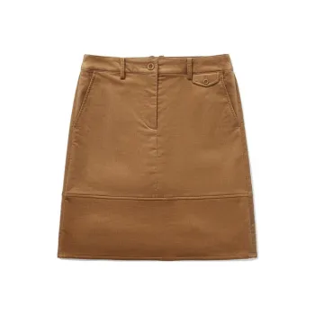 COVERNAT Casual Short Skirts Women's Camel