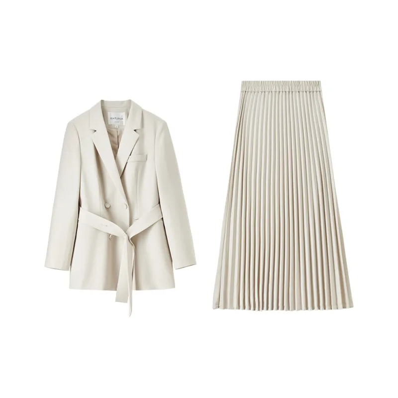 SENTUBILA Two Piece Skirt Sets Women's-0