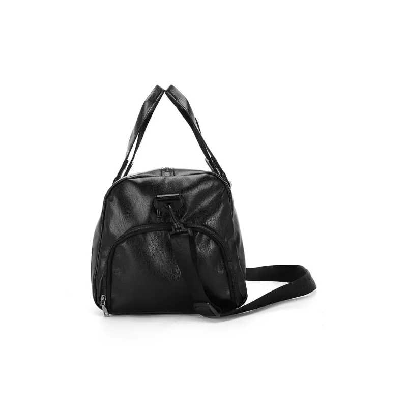 Parker Bear PU Travel Bag Men's Black-2