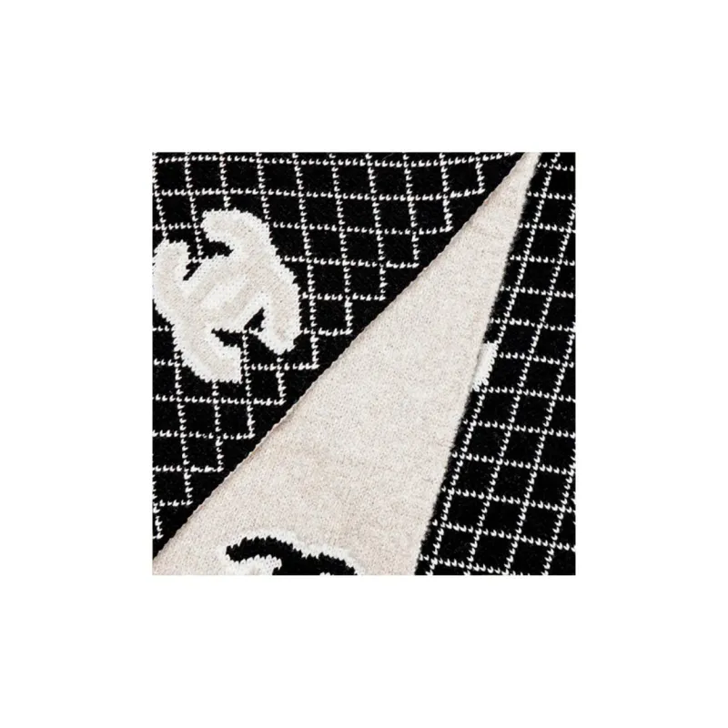 CHANEL Knit Scarves Women's-3