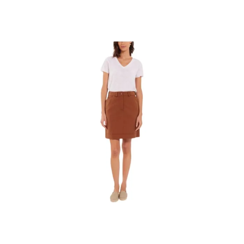 INES DE LA FRESSANGE Casual Short Skirts Women's Brown-0