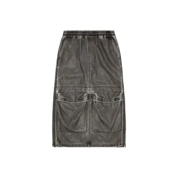DIESEL O Dyssey P1 Denim Midi Skirt