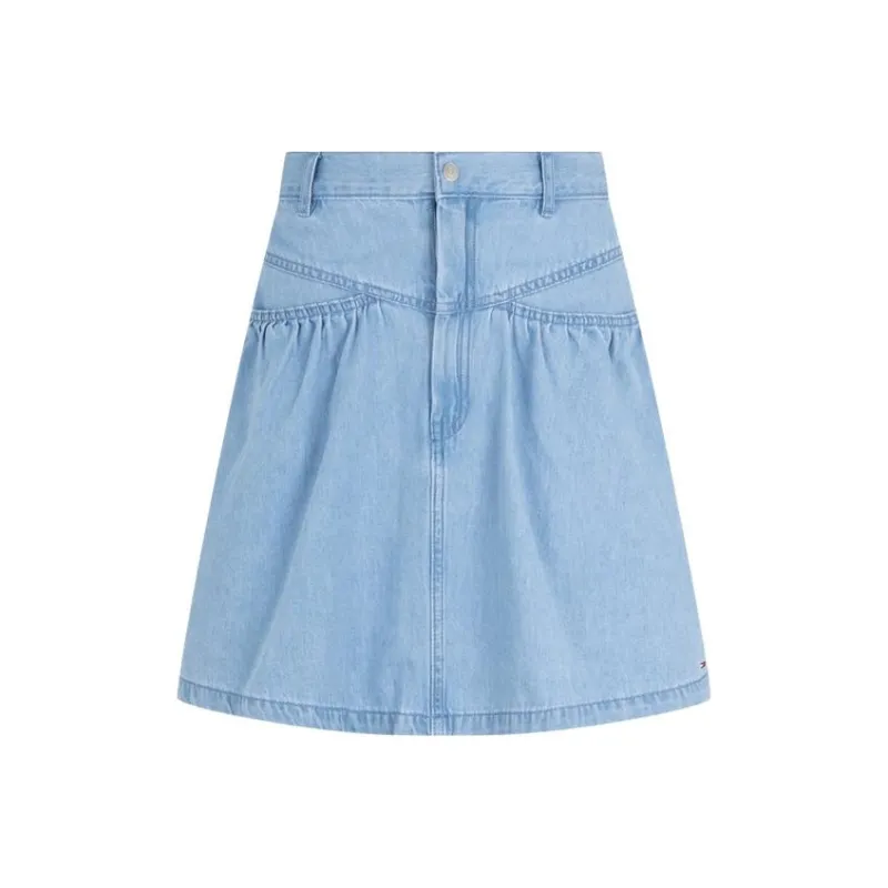 Tommy Hilfiger Denim Short Skirts Women's Denim Blue-0