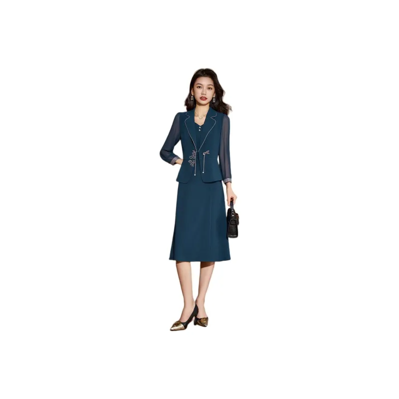 Mylan Skirt Set Women's Lake Blue-0