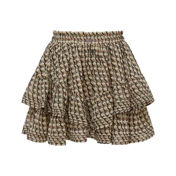D'zzit Casual Short Skirts Women's Light Green