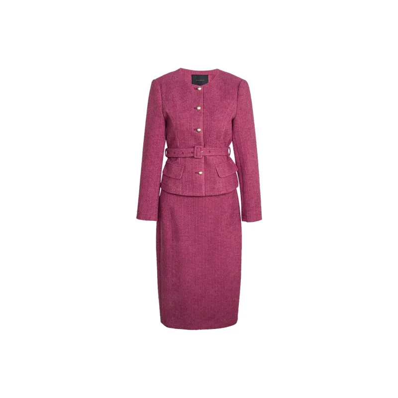 ROEYSHOUSE Skirt Set Women's Rose Red-0