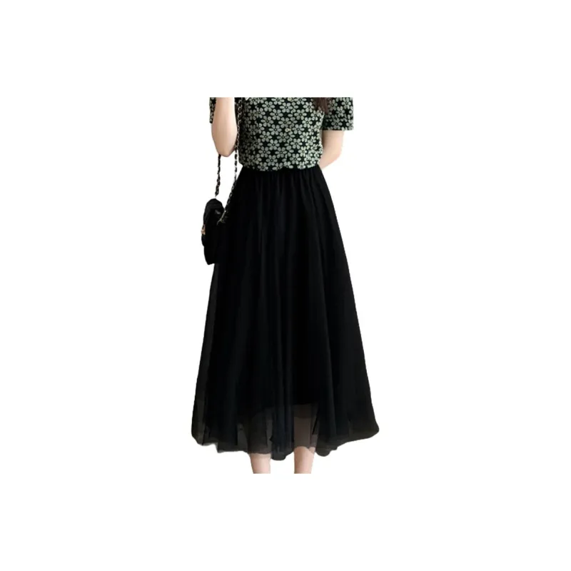 Cotton Gene Casual Long Skirt Women's-0