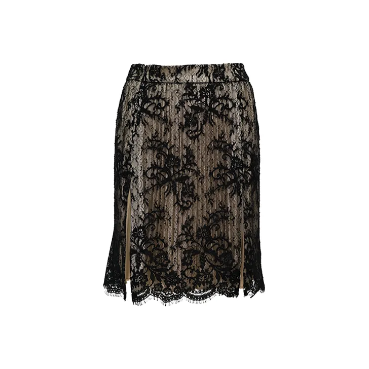 AS DALIO Casual Short Skirts Women's Black-0