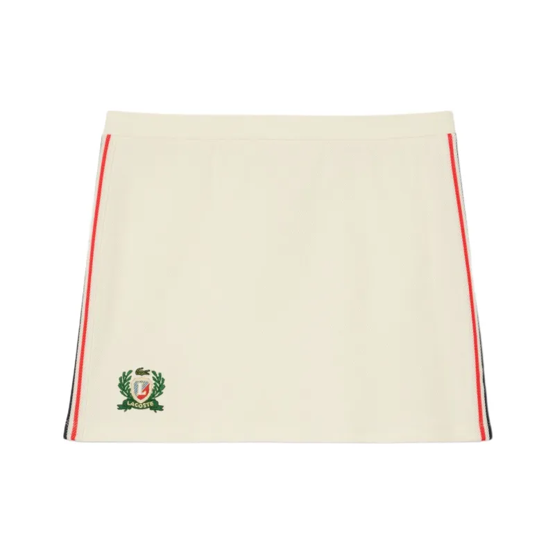 LACOSTE Textured Piqué Skirt-5