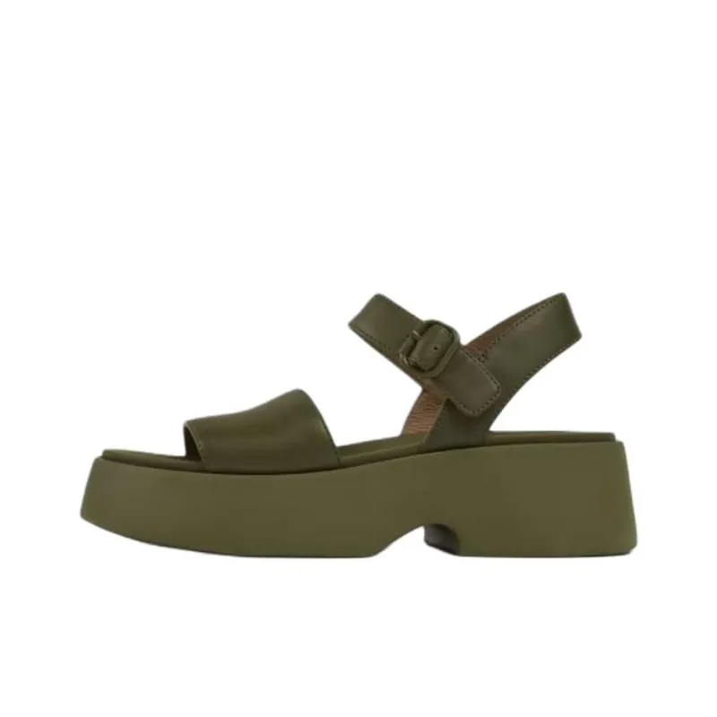 CAMPER Tasha One Strap Sandals Women's Green-0