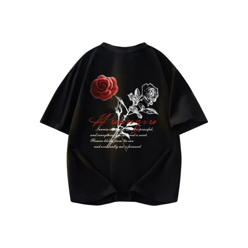 HUANQIU T Shirt Unisex Navy Blue-13