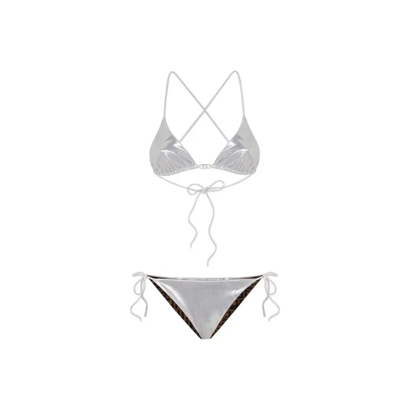 FENDI SS24 Bikini Women's Silver-0
