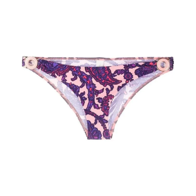 Zimmermann Fantasia Paisley-print Bikini Bottoms-0