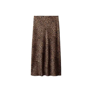 ZARA Trf Casual Long Skirts Women's Brown