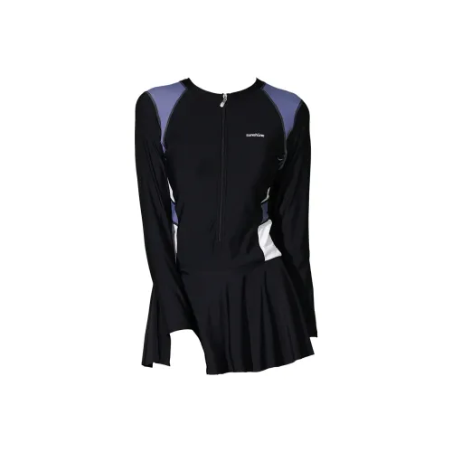Hao Zhilang One Piece Swimsuits Women's Black