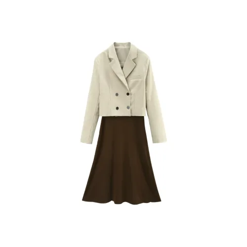 A Paradise For Awakening Skirt Set Women's Khaki