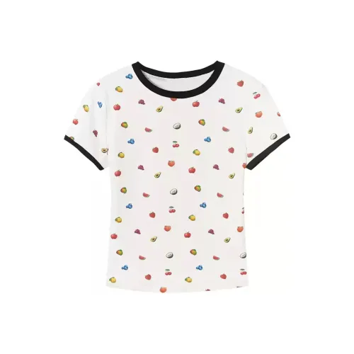 LEMON FAIRY Set in Sleeve T Shirt Women's