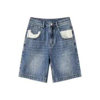 NO ONE ELSE Denim Shorts Unisex