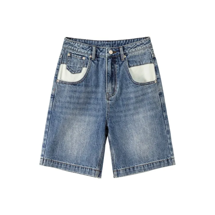 NO ONE ELSE Denim Shorts Unisex-0