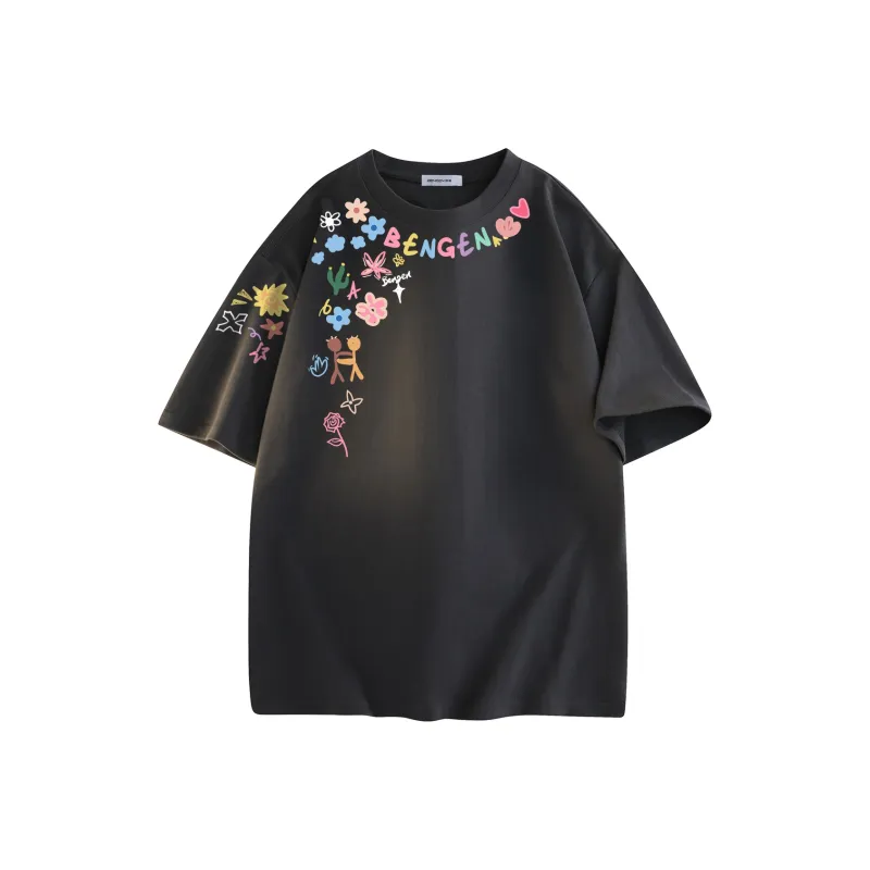 BENGEN T Shirts Unisex-7