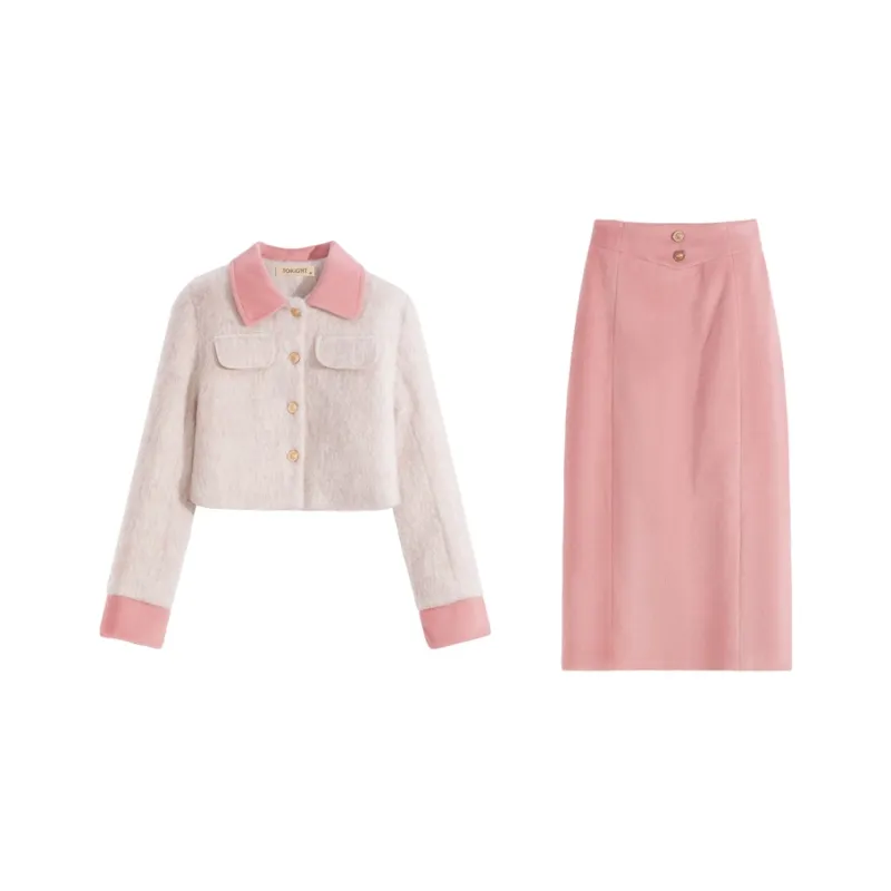 Incolore Skirt Set Women's Pink-0